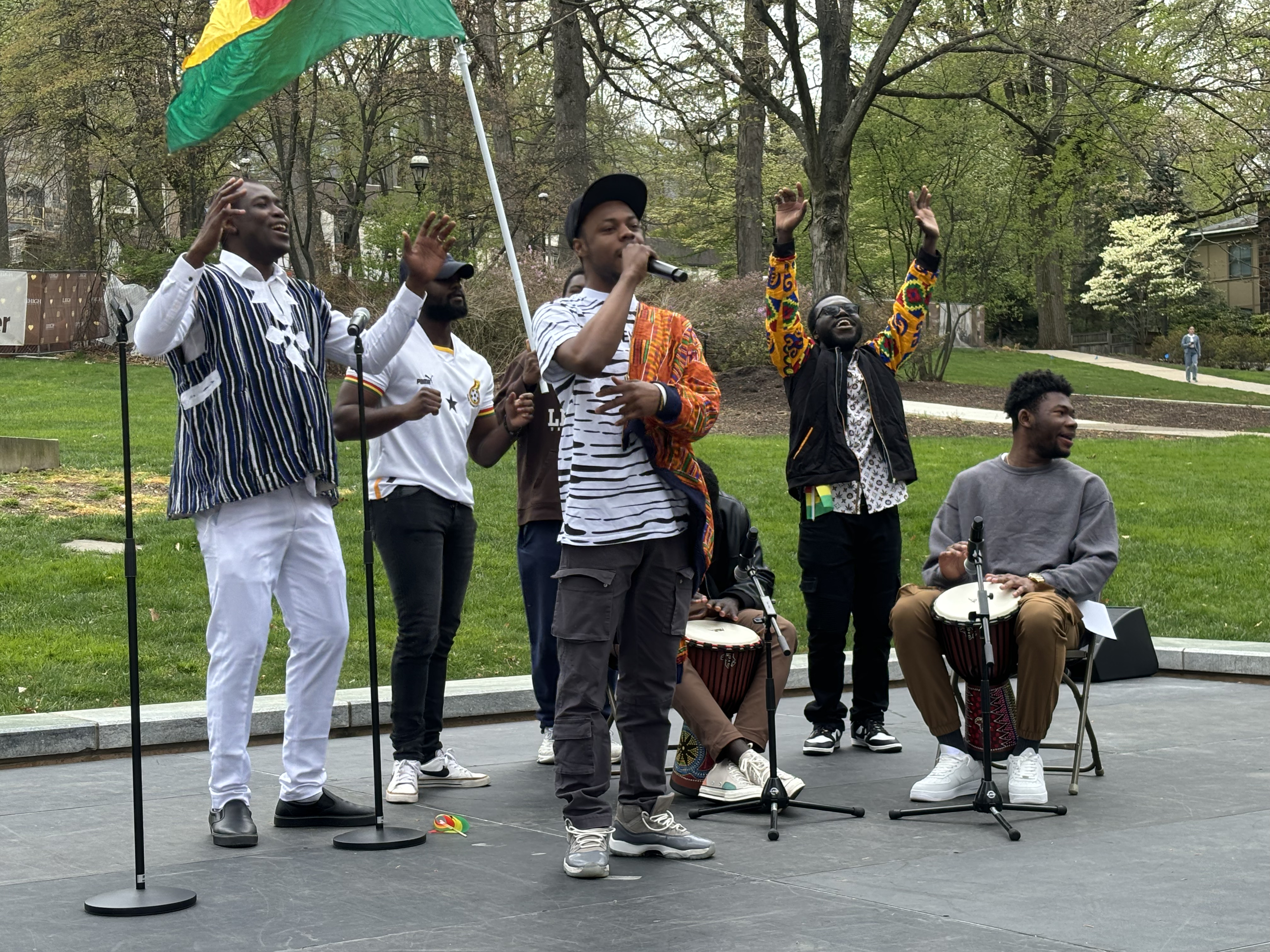 The Ghanaian Student Assocation performing at Lehigh University