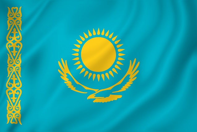Kazakhstan Flag