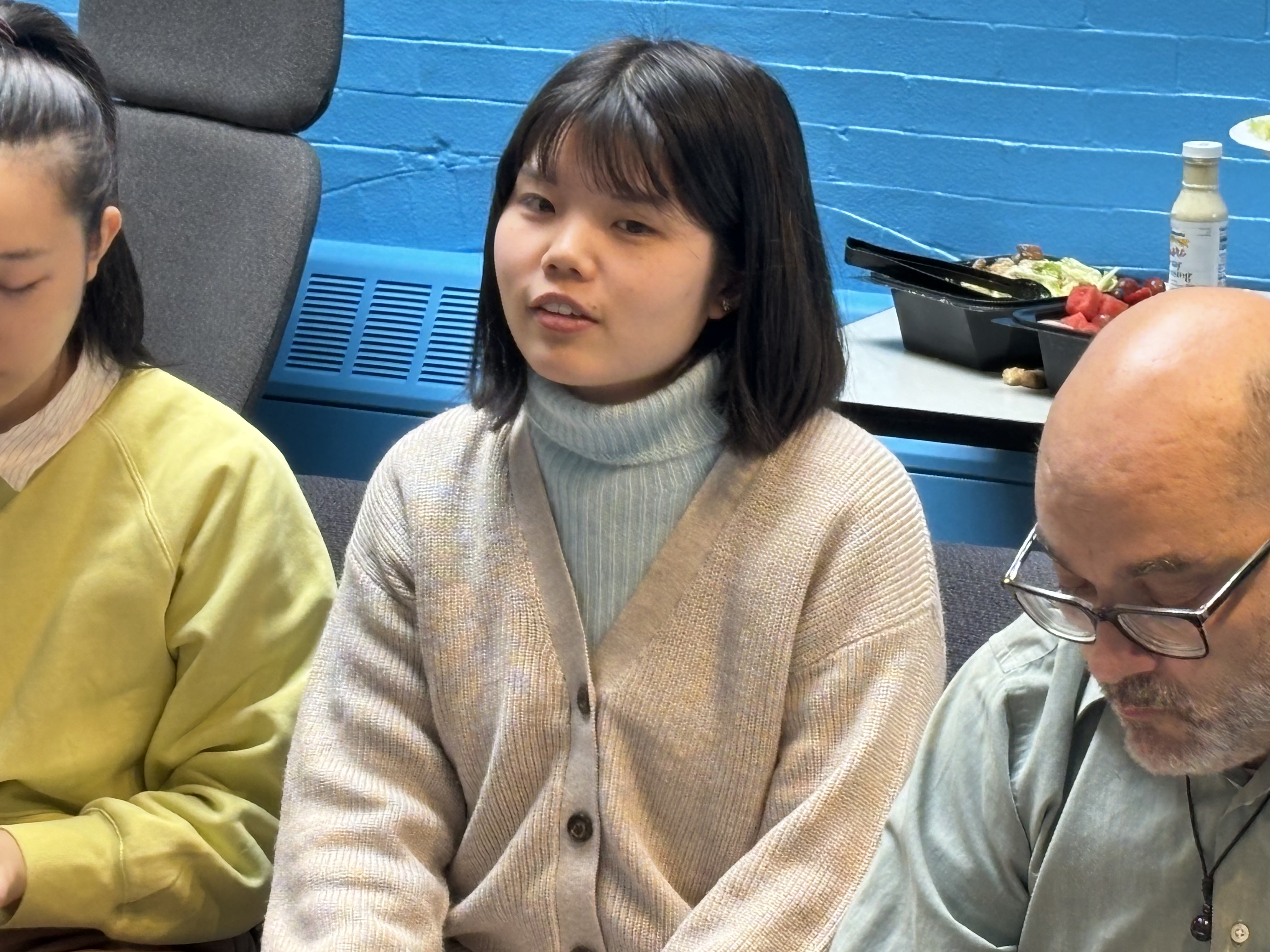 Eiko Nakajima speaking at Lehigh University