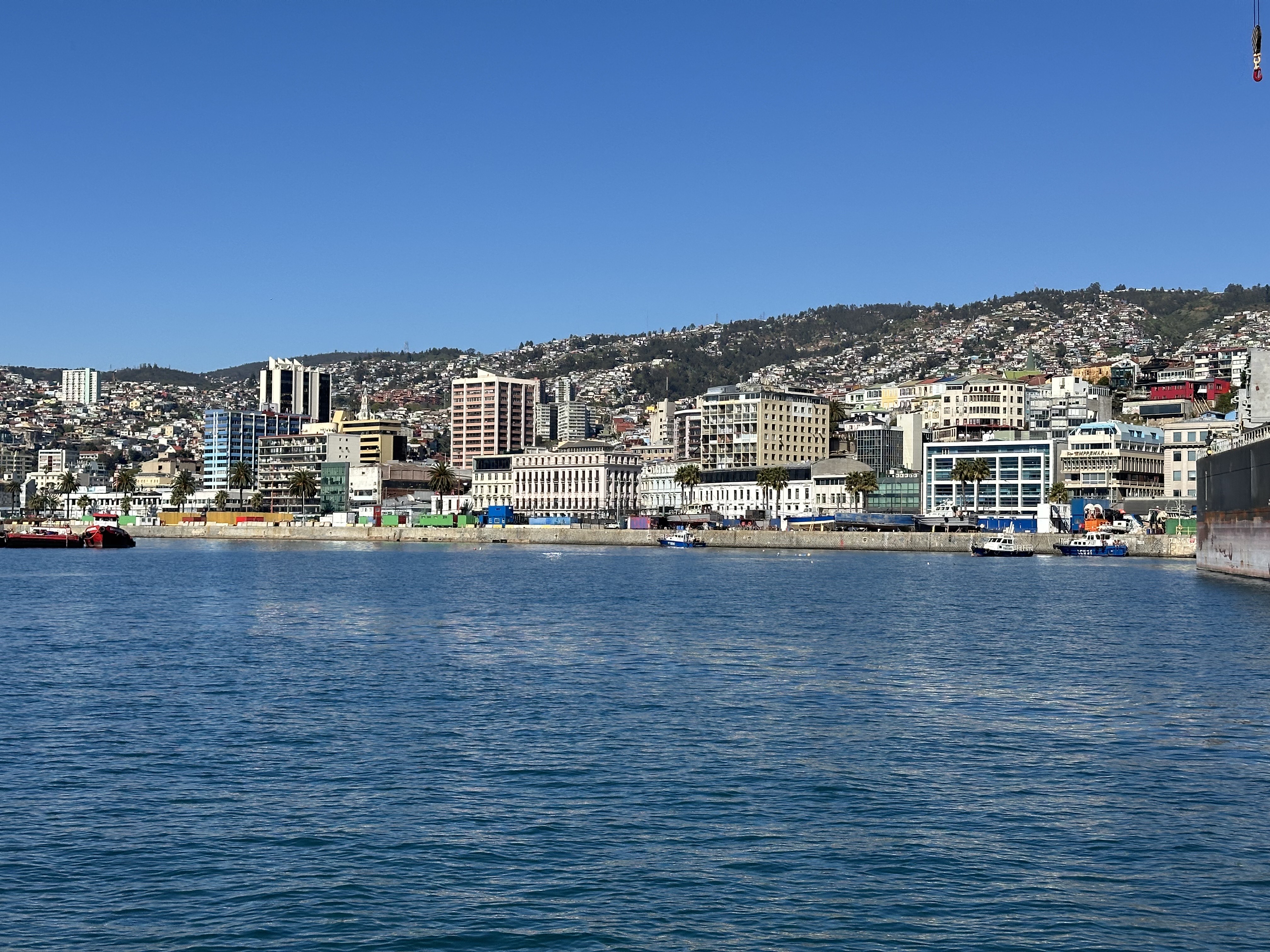 A view of Valparaiso in Chile