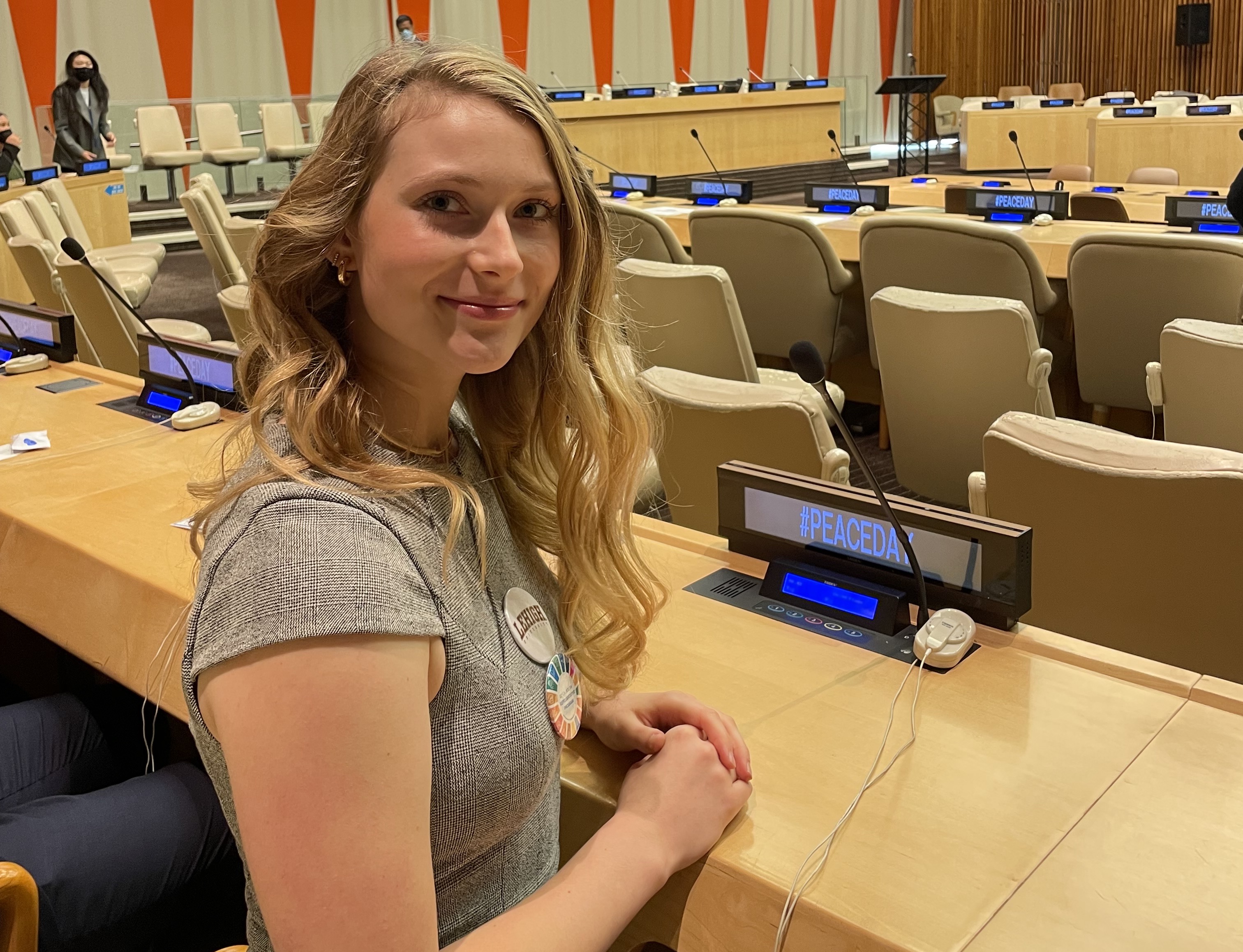 Nikki Pasterczyk at the United Nations
