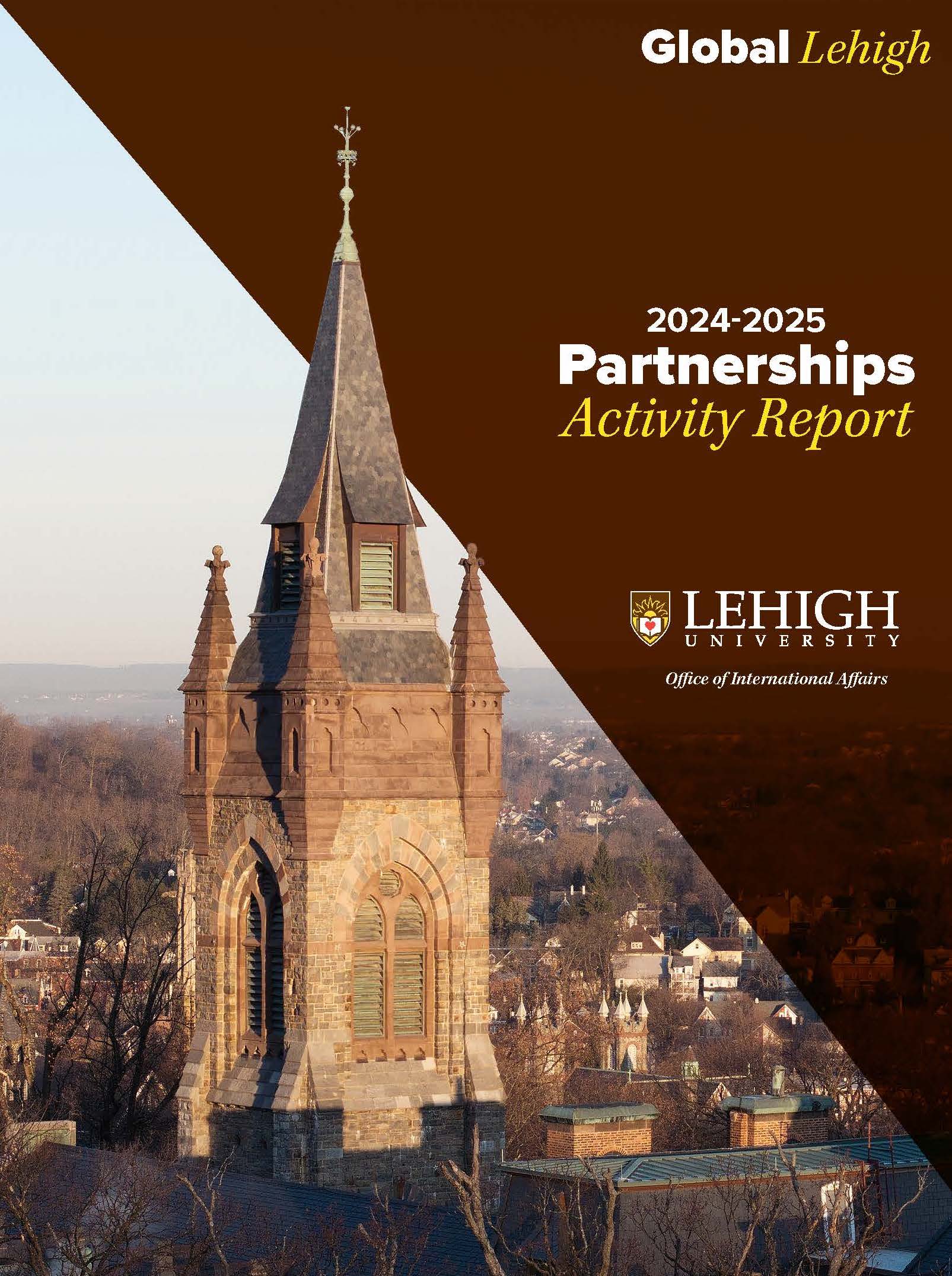 The cover of the 2024-25 Partnerships Activity Report
