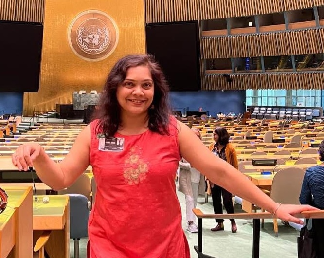 Meenal Harolikar at the United Nations
