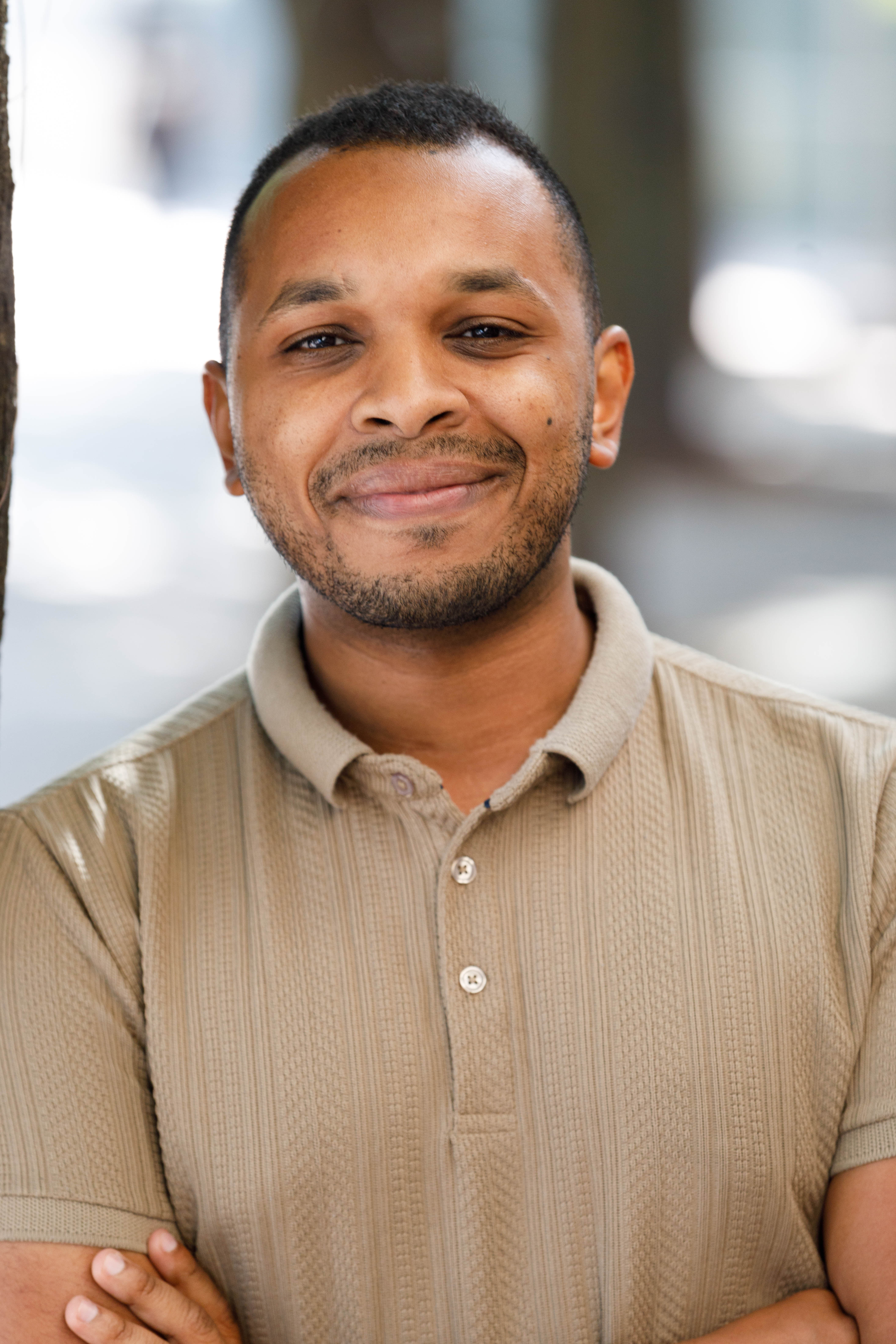 A headshot of Mohammed Jibriel