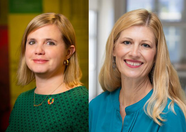 Headshots of Alexandra Hiniker and Jolynn Shoemaker