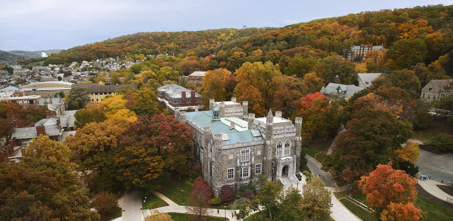 A photo of the Lehigh campus