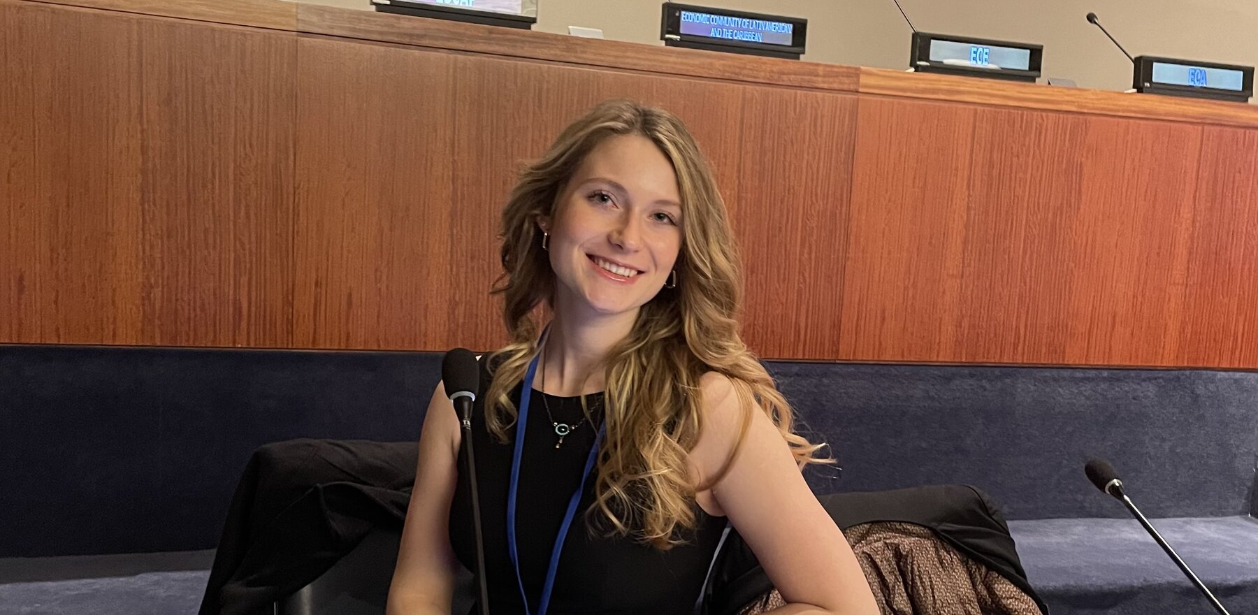 Nikki Pasterczyk at the United Nations