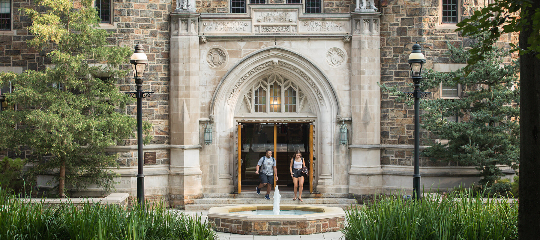 Exterior of Lehigh University Packard Lab