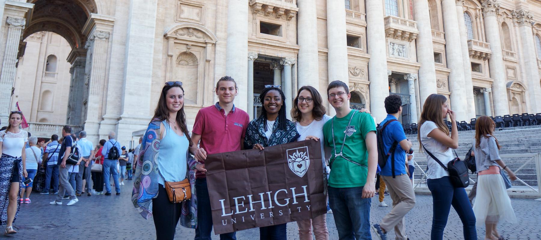 Lehigh interns in Rome