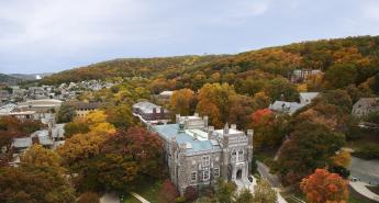 An overhead photo of Lehigh University