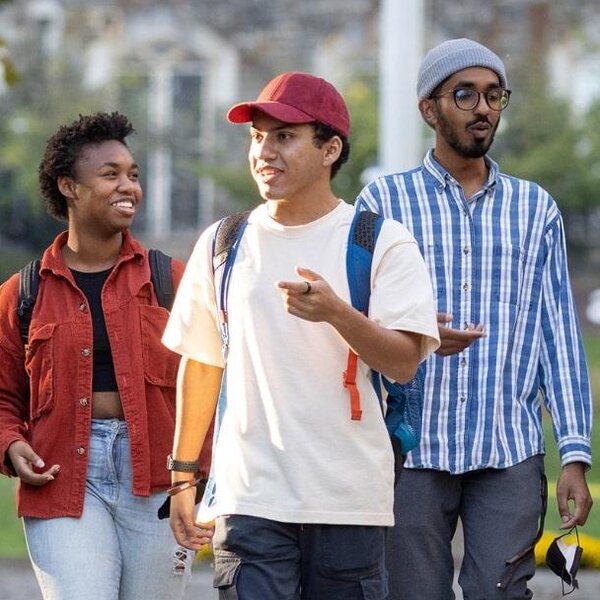 Three students at Lehigh University
