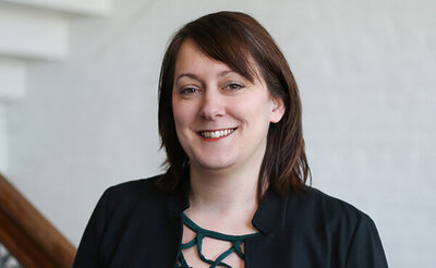 A headshot of Katie Radande